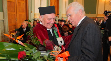 Prof. Zdzisław Samsonowicz dhc Akademii Górniczo-Hutniczej - 9 kwietnia 2010